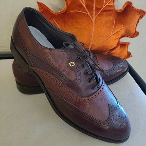 Vintage Footjoy Classics Mens Golf Shoes 51136 BRN/CORD 12D LIKE NEW